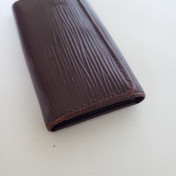 Authentic Louis Vuitton Epi Multicles 4 Key Hooks Case Solid Purple Small 2009 - Picture 12 of 12